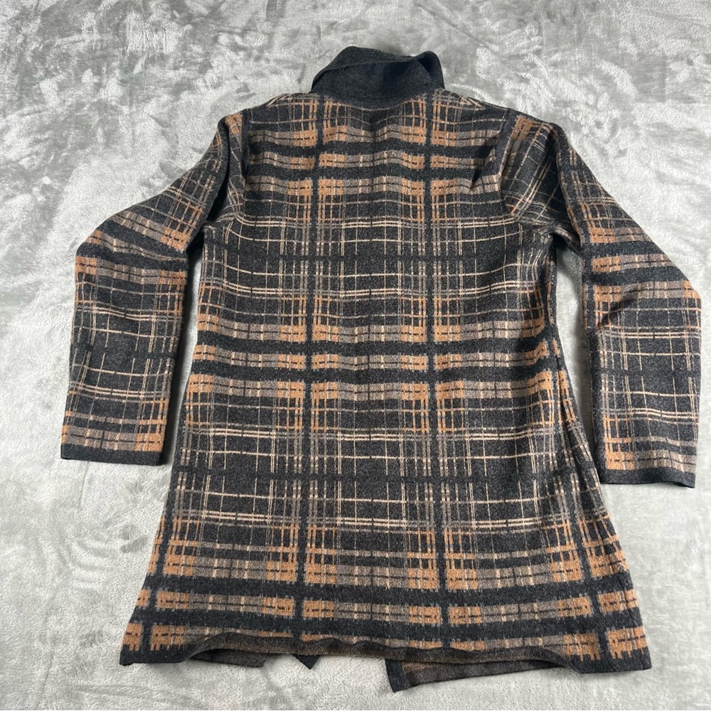 Pendleton Women's Sz L Merino Wool Button Up Cardigan Sweater Pocket Pea Coat - Picture 8 of 16